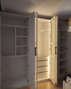 Gardırop Ölçüleri Rehberi: İdeal Gardırop Ölçüleri Nasıl Olmalı? 18 6 Kapaklı Gardırop Modelleri Proje 32-3