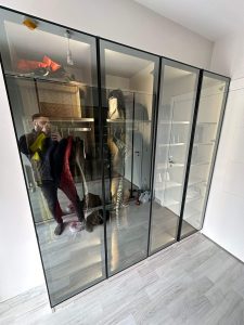 Reflekte Bronz Cam Kapaklı Gardırop Modelleri Proje 2-5