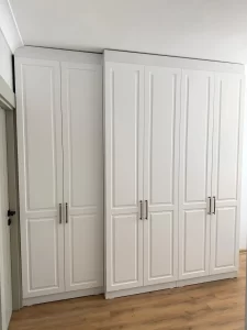 Gardırop Ölçüleri Rehberi: İdeal Gardırop Ölçüleri Nasıl Olmalı? 1 Yatak Odası Dolabı Modelleri Proje 47-1, Gardrop Modelleri , Dolap , Yatak Odası Gardrop, Membran Kapak, Giyinme Odası, Elbise Dolabı